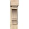 Ekena Millwork Balboa Block Rough Sawn Bracket w/ Offset Brace, Douglas Fir, 6"W x 18"D x 22"H BKT0604X18X22BOA05RDF - alternate 3